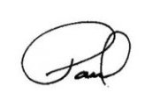 Paul Jarley, Ph.D | Dean – Official Signature